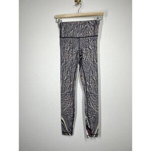 Lululemon 4 Wunder Under High Rise Legging Polychromatic
